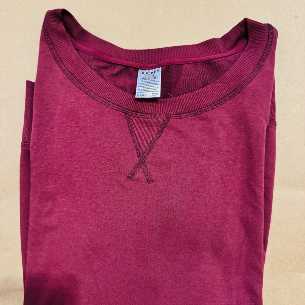 Jockey Burgundy Sweatshirt